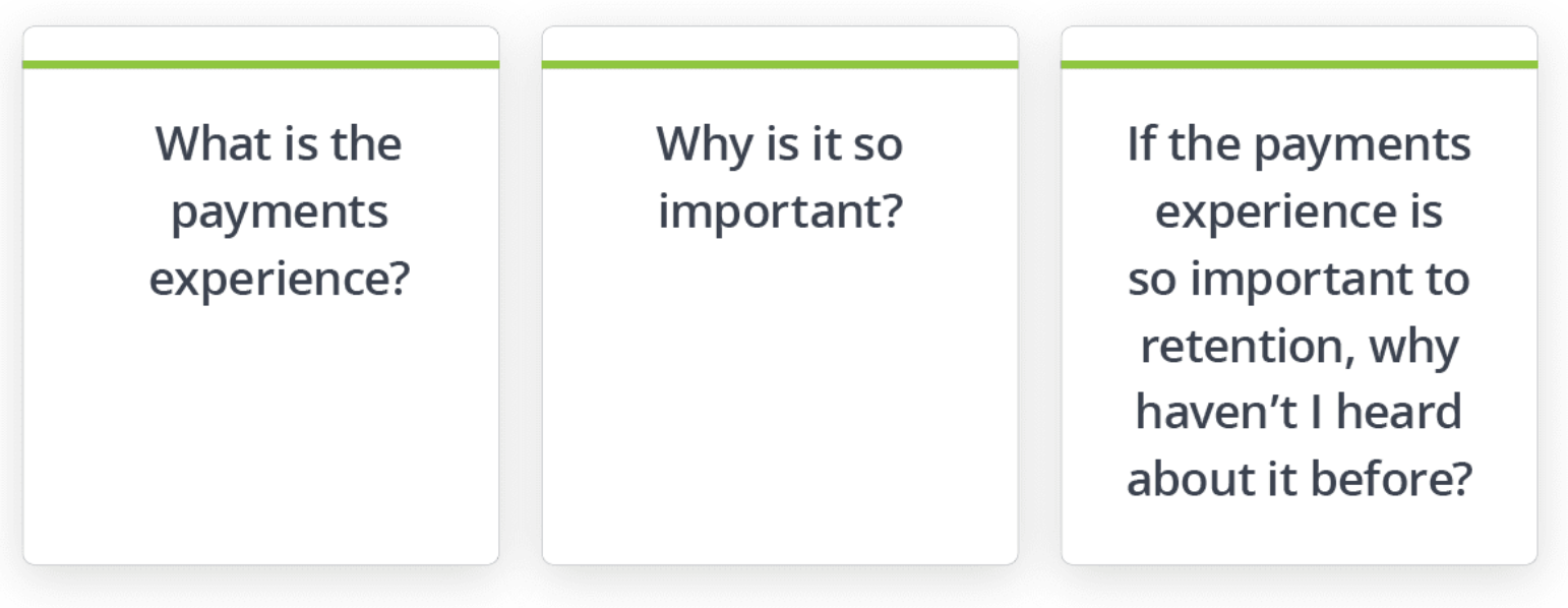 Payments Experience